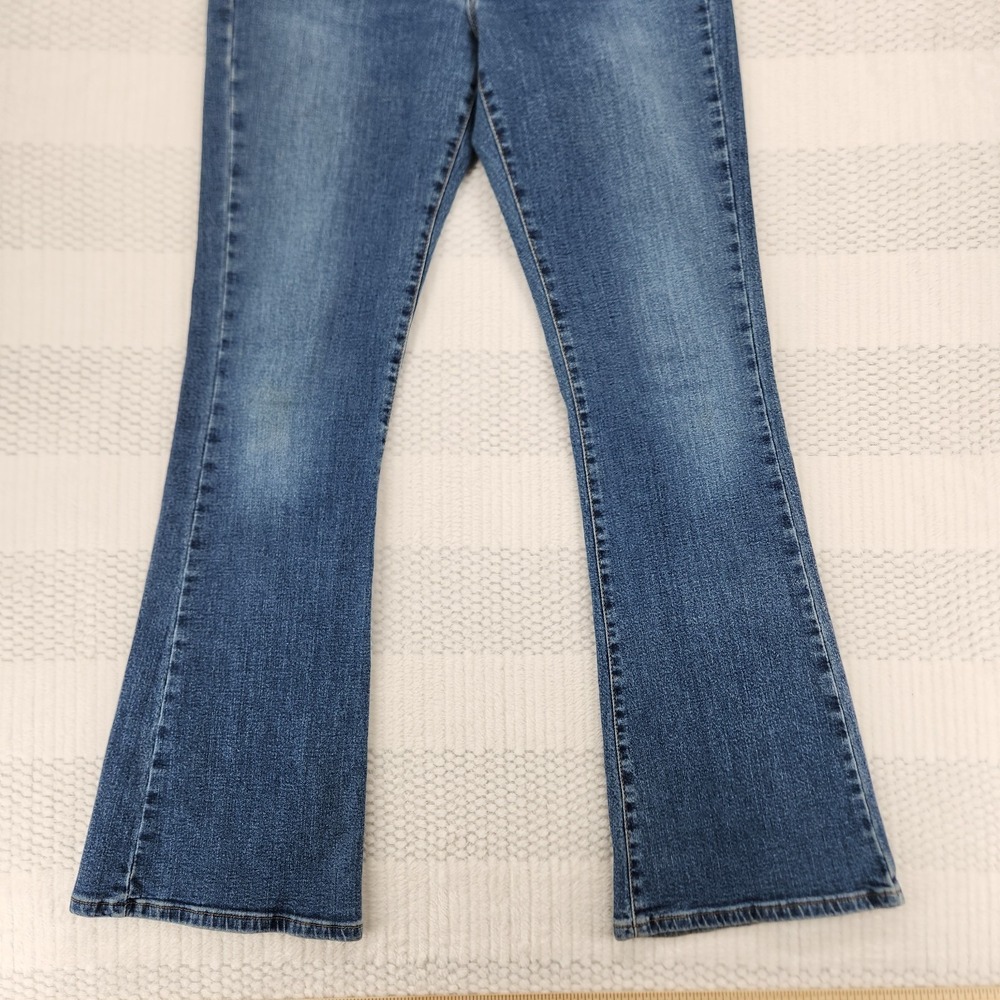 Levi's 519 Low Rise Flare Jean 11 Long Blue Y2K Light Wash Excellent Vintage VTG